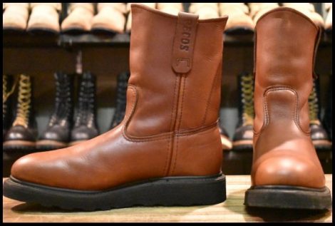 【7D 良品 PT91刺繍EH 98年】レッドウィング 2274 ペコス 茶 オロイジナル プルオン ブラックソール ブーツ redwing 866 pecos HOPESMORE