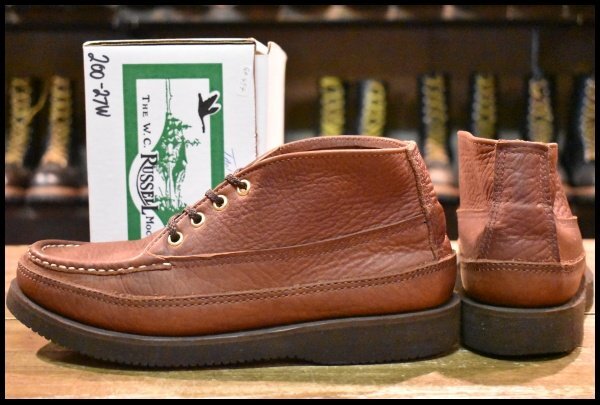 7.5D 箱付 美品】RUSSELLMOCCASIN ラッセルモカシン スポーティング