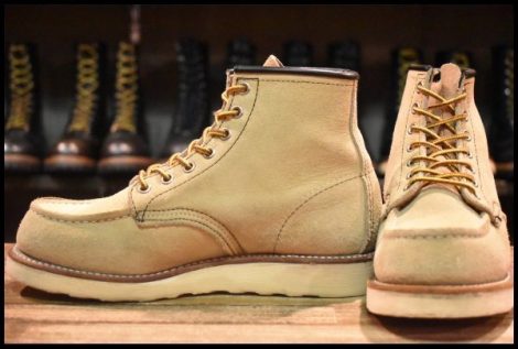 【5E 良品 08年】レッドウィング 8173 スエード アイリッシュセッター ラフアウト モックトゥ ブーツ redwing HOPESMORE