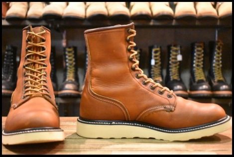 【8D 箱付 美品 サイド羽タグ 00年 カスタム】レッドウィング 899 アイリッシュセッター オロイジナル ブーツ redwing HOPESMORE
