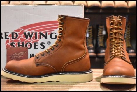 【8D 箱付 美品 サイド羽タグ 00年 カスタム】レッドウィング 899 アイリッシュセッター オロイジナル ブーツ redwing HOPESMORE