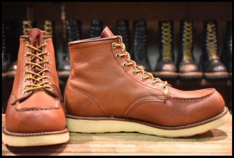 【9D 良品 04年】レッドウィング 8131 アイリッシュセッター 赤茶 オロラセット モックトゥ 8875 ブーツ redwing HOPESMORE