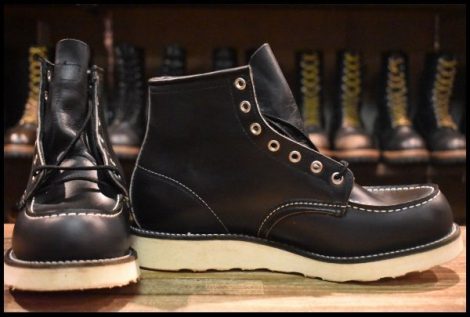 【8E DEAD 羽タグ 00年】レッドウィング 8179 アイリッシュセッター 黒 ブラッククローム ビンテージ ブーツ redwing HOPESMORE