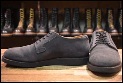 【9.5D 良品 BEAMS別注 13年】レッドウィング 9110 ネイビースエード オックスフォード ラフアウト ブーツ ビームス redwing HOPESMORE