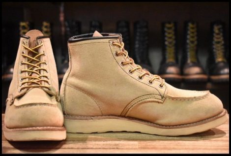 【8D 良品 11年】レッドウィング 8173 スエード アイリッシュセッター ラフアウト モックトゥ 編み上げ ブーツ redwing HOPESMORE