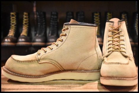 【8D 良品 11年】レッドウィング 8173 スエード アイリッシュセッター ラフアウト モックトゥ 編み上げ ブーツ redwing HOPESMORE