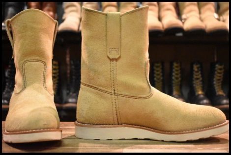 【9E 美品 25年】レッドウィング 8168 スエード ペコス ホーソーンアビレーンラフアウト ブーツ redwing HOPESMORE