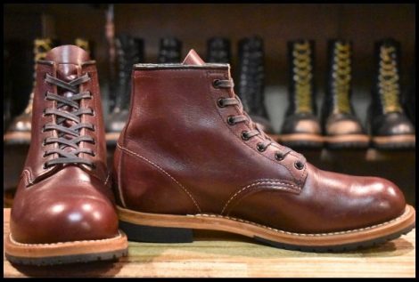 【7.5D 良品 17年】レッドウィング 9411 ベックマン ブラックチェリー フェザーストーン プレーントゥ 9011 ブーツ redwing HOPESMORE