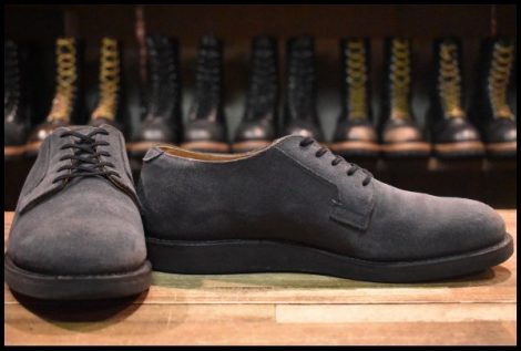 【9.5D 良品 BEAMS別注 13年】レッドウィング 9110 ネイビースエード オックスフォード ラフアウト ブーツ ビームス redwing HOPESMORE