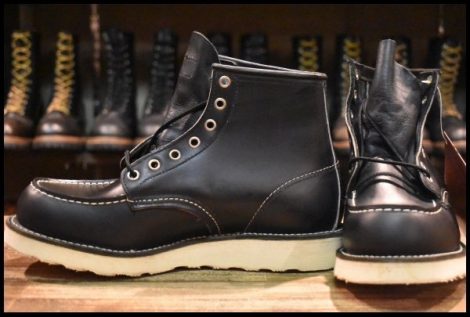 【8E DEAD 羽タグ 00年】レッドウィング 8179 アイリッシュセッター 黒 ブラッククローム ビンテージ ブーツ redwing HOPESMORE