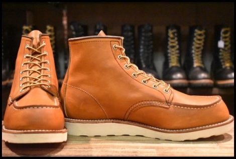 【10E 美品 21年】レッドウィング 875 アイリッシュセッター 茶 オロレガシー モック レースアップ 編み上げ ブーツ redwing HOPESMORE