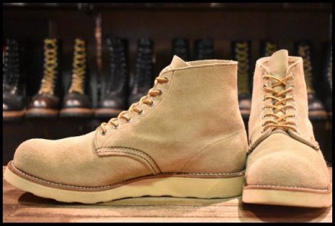 【10E 良品 犬タグ 99年】レッドウィング 8167 スエード アイリッシュセッター 茶 ラフアウト 編み上げ ブーツ redwing HOPESMORE