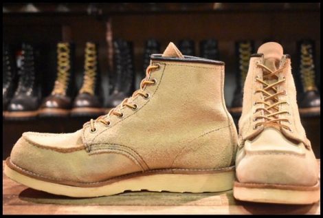 【10E 良品 08年】レッドウィング 8173 スエード アイリッシュセッター ホーソーン ラフアウト モックトゥ ブーツ redwing HOPESMORE
