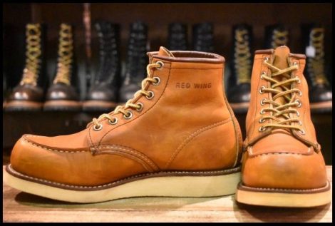 【5.5E 良品 紺タグ 00年】レッドウィング 8885 アイリッシュセッター 茶 オロイジナル モックトゥ ブーツ 875 redwing HOPESMORE