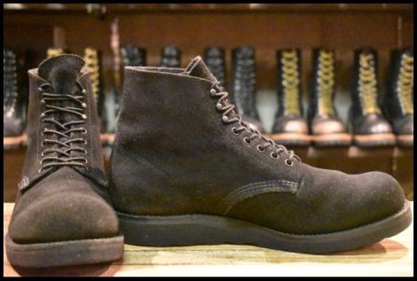 【9D 良品 アローズ別注 18年】レッドウィング 1989 黒スエード アイリッシュセッター ブラック 編み上げ ブーツ redwing HOPESMORE