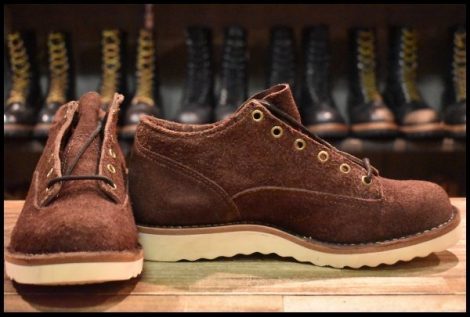【7.5D 未使用】WESCO ウエスコ カスタムJHクラシックス オックスフォード ブラウン ラフアウト 短靴 ジョンヘンリー ブーツ HOPESMORE