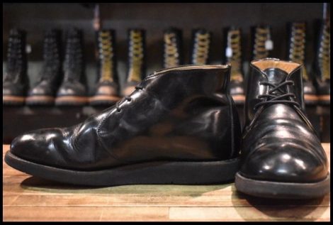 【9 良品】Danner ダナー ポストマンブーツ POSTMAN BOOTS D-4302 チャッカ ブラック 黒 9196 HOPESMORE