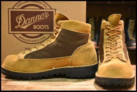 【8EE 箱付 良品 黒タグ】Danner ダナー バンクーバー 37500X スエード ブラウン ゴアテックス ダナーライト ブーツ HOPESMORE