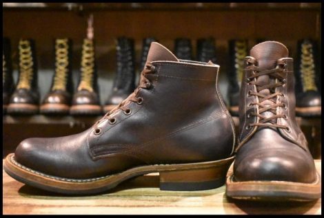 【8.5E 良品】WHITE’S ホワイツ セミドレス ブラウンドレス 茶 ビブラム269シングル 編み上げ ブーツ HOPESMORE