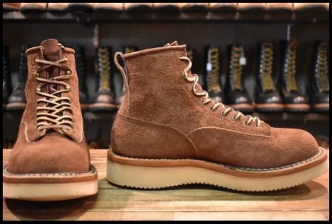 【8E 箱付 美品】WHITE’S ホワイツ ノースウエスト ビブラム2021ハーフスリップ ディストレスドラフアウト 茶 ブーツ HOPESMORE