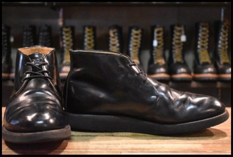 【9 良品】Danner ダナー ポストマンブーツ POSTMAN BOOTS D-4302 チャッカ ブラック 黒 9196 HOPESMORE