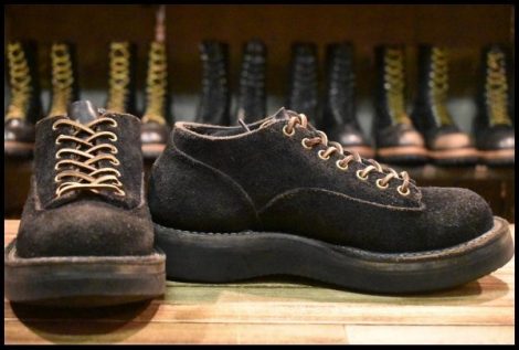 【7E 良品】WHITE’S ホワイツ ノースウエストLTT オックスフォード ブラックラフアウト 黒 ビブラム2021ハーフスリップ ブーツ HOPESMORE