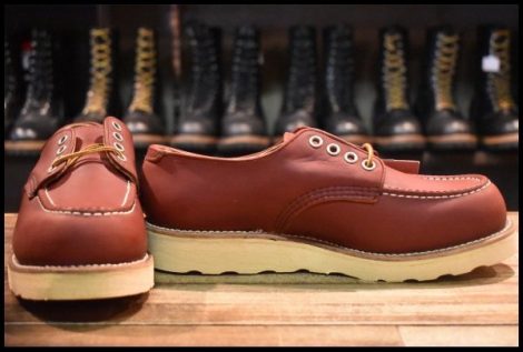 【7D DEAD 犬タグ 97年】レッドウィング 8104 オックスフォード 赤茶 オロラセット ローカット 編み上げ 8103 ブーツ redwing HOPESMORE
