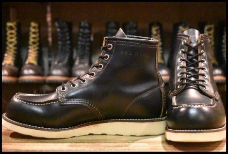 【7.5E 良品 13年 】レッドウィング 9874 アイリッシュセッター 黒 ブラック クローンダイク モックトゥ ブーツ redwing HOPESMORE