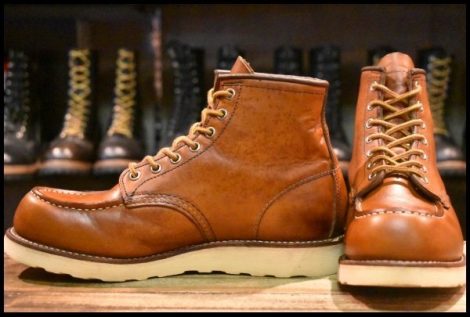 【7.5E 良品 17年】レッドウィング 875 アイリッシュセッター 茶 オロレガシー モックトゥ レースアップ ブーツ redwing HOPESMORE