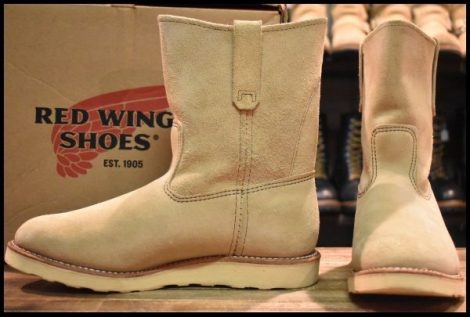 【9E 箱付 美品 10年】レッドウィング 8168 スエード ペコス ホーソーン アビレーン ラフアウト ブーツ redwing pecos HOPESMORE
