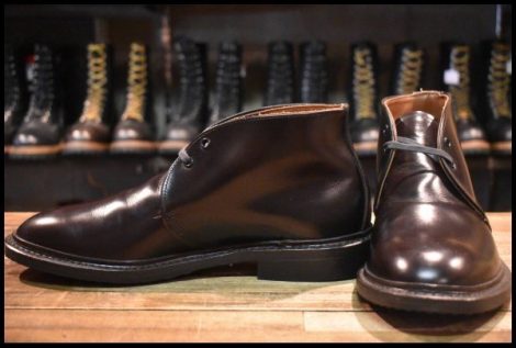 【9D 未使用 15年】レッドウィング 9095 キャバリー チャッカ 茶 ブラウン シガー エスカイヤ 短靴 ブーツ redwing HOPESMORE