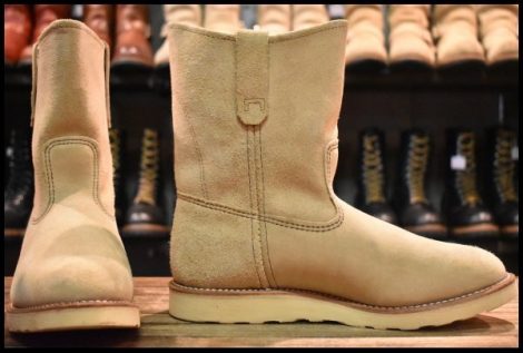 【9E 箱付 美品 10年】レッドウィング 8168 スエード ペコス ホーソーン アビレーン ラフアウト ブーツ redwing pecos HOPESMORE
