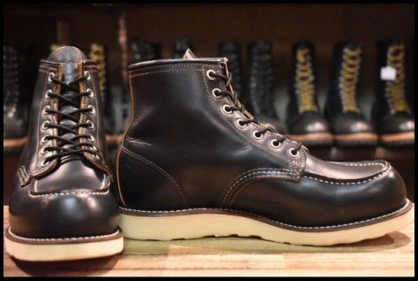 【7.5E 良品 13年 】レッドウィング 9874 アイリッシュセッター 黒 ブラック クローンダイク モックトゥ ブーツ redwing HOPESMORE