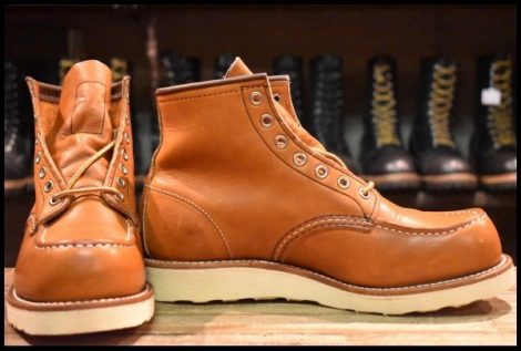 【7E 未使用 19年 アップサイクル】レッドウィング 875 アイリッシュセッター 茶 オロレガシー モックトゥブーツ redwing HOPESMORE