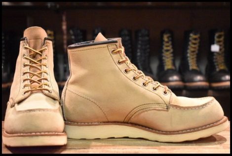 【8E 良品 11年】レッドウィング 8173 スエード アイリッシュセッター ホーソーン ラフアウト モックトゥ ブーツ redwing HOPESMORE
