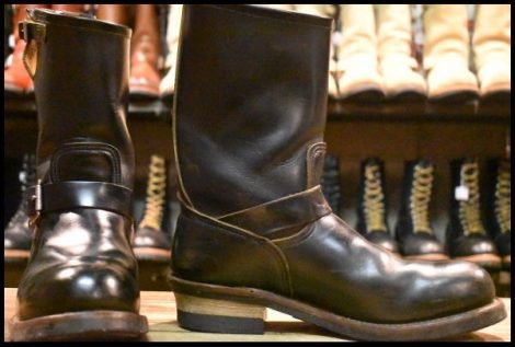 【9D 良品 14年】レッドウィング 9268 エンジニア 黒 ブラック クローンダイク スチールトゥ ブーツ redwing HOPESMORE