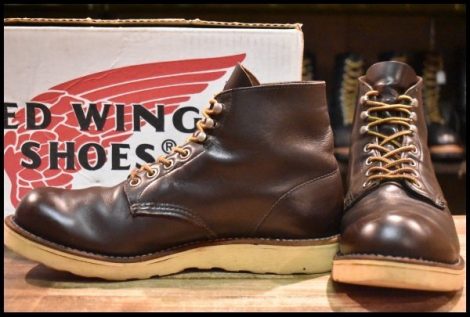 【8D 箱付 良品 羽タグ】レッドウィング 8160 アイリッシュセッター ガラスレザー コレクテッドグレイン 茶 ブーツ redwing HOPESMORE