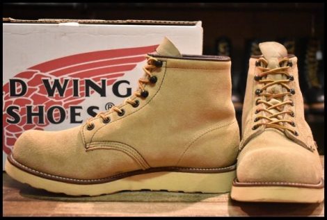 【8.5E 箱付 美品 クラプトンモデル 羽タグ 00年】レッドウィング 2001 スエード アイリッシュセッター 編み上げ ブーツ redwing HOPESMORE