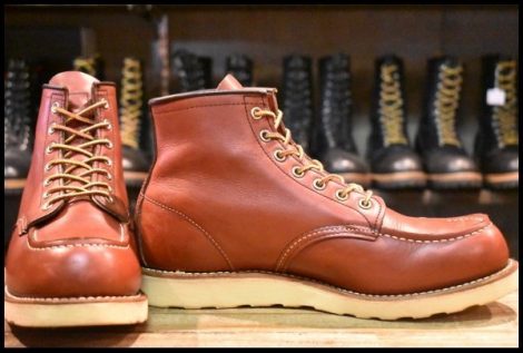 【9.5D 美品 11年】レッドウィング 9106 アイリッシュセッター 赤茶 レッドブラウン モックトゥ 編み上げ 8875 ブーツ redwing HOPESMORE
