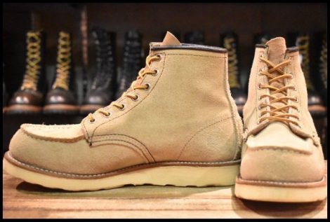 【8.5D 良品 08年】レッドウィング 8173 スエード アイリッシュセッター ラフアウト モックトゥ 編み上げ ブーツ redwing HOPESMORE