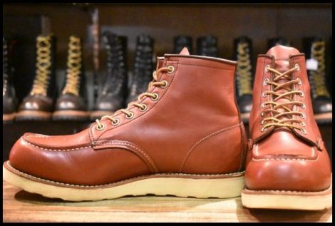 【9.5D 美品 11年】レッドウィング 9106 アイリッシュセッター 赤茶 レッドブラウン モックトゥ 編み上げ 8875 ブーツ redwing HOPESMORE