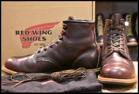 【7.5D 箱付 美品 24年】レッドウィング 9419 ベックマン ブラックチェリー エクスカリバー プレーントゥ ブーツ redwing HOPESMORE