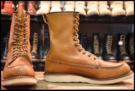 【9D 良品 11年】レッドウィング 877 ロング アイリッシュセッター 茶 オロイジナル 編み上げ レースアップ ブーツ redwing HOPESMORE