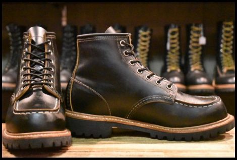 【6.5E 良品 19年】レッドウィング 9878 アイリッシュセッター ブラック クローンダイク モックトゥ 編み上げ ブーツ redwing HOPESMORE