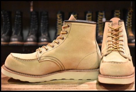 【7.5E 良品 11年】レッドウィング 8173 スエード アイリッシュセッター ホーソーン ラフアウト モックトゥ ブーツ redwing HOPESMORE