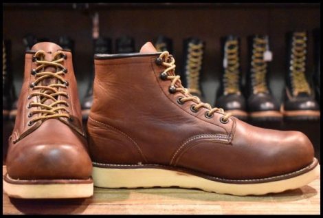 【9E 良品 クラプトンモデル 羽タグ 00年】レッドウィング 1987 アイリッシュセッター 茶 ブラウン モックトゥ ブーツ redwing HOPESMORE