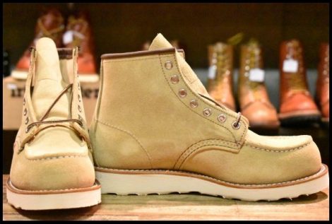 【7D 箱付 未使用 23年】レッドウィング 8833 スエード アイリッシュセッター ホーソーン ラフアウト ブーツ redwing HOPESMORE