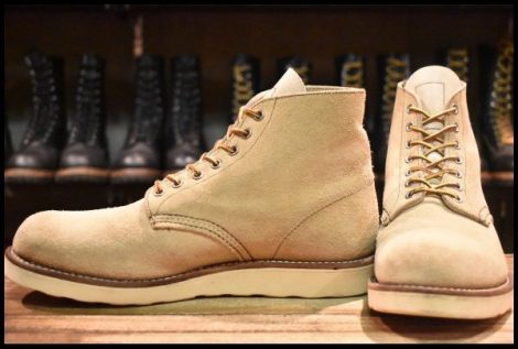 【9E 良品 10年】レッドウィング 8167 スエード アイリッシュセッター ホーソーンアビレーン プレーントゥ ブーツ redwing HOPESMORE