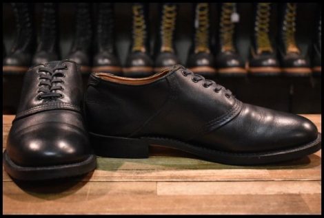 【8.5D 美品 15年】レッドウィング 9089 Mil-1 ミルワン サドル オックスフォード ブラックフェザーストーン ブーツ redwing HOPESMORE