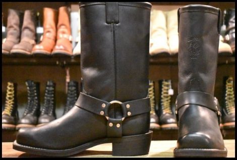 【11EE 美品 08年】Chippewa チペワ 27868 ハーネスエンジニアリングブーツ 黒 ブラック プルオン 11インチハイト ブーツ HOPESMORE